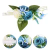 Flores decorativas rosário pulseira de pulso flor noiva dama de honra falso casamento pulseira suprimentos plástico contas pulseira