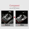 För Audi A4 A5 Q5 Interiörstillbehör Kolfiber CAR CENTER CONTROL VECHARE Panel S Element Dekorativ klistermärke Trim Cover260g