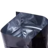 البيع بالجملة 11 حجم حقيبة رقائق ألومنيوم أسود مسطح قاع قاع المعاد