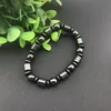 Gioielli con magnete nero alla moda Bracciale con magnete sanitario europeo e americano e catena a maglie