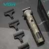 Clippers Trimmer VGR Kit per toelettatura Tagliacapelli 6 in 1 Clipper Naso Rasoio Corpo Professionale Ricaricabile Metallo Vintage V106 230928