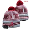 Alabama Crimson Tide Beanies Beanie North American College Team Side Patch Winter Wool Sport Knit Hat Skull Caps a0