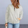 Kadın Hoodies Kadın Giysileri Kostüm Şık Zip Sweatshirt Cepler ile Rahat Sonbahar Kış uzun kollu Top Günlük için