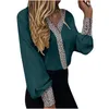 Frauen Blusen Lässige Mode Herbst Lange Laterne Hülse V-ausschnitt T-shirt Y2K INS Kleidung 2023 Frauen Elegante Leopard Print hemd Top