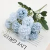 Fleurs décoratives Simulation pissenlit soie fausses plantes artificielles blanc bleu pour la décoration de fête de mariage à la maison