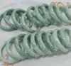 Bangle 10sts Wholesale Asian Natural Jade Jewelry Armband inuti 58mm-62mm