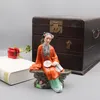 Ancient Chinese Lady Statue, Hand Painted Ceramic Beauty Figurine