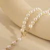 Choker 2023 Fashion Trend Unique Design Elegant And Exquisite Y-shaped Pearl Necklace For Women Jewelry Wedding Party Premium Gift