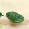 Xinjiang Hetian Jade Jade Dragon Pendant Spinach Green Zodiac Dragon Pendant Dragon Jade Pendant Necklace214n