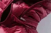 Designer Women Down Down Puffer Jacket Capfeties compridos capuz de inverno Parkas casacos moda P Letter à prova de vento