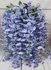 Decoratieve bloemen SPR 10 stks/partij 95 cm blauweregen bloem wijnstok rotan huwelijksboog vierkante kunstmuur achtergrond tafel middelpunt flore