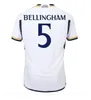 Bellingham 23 24 Real Madrids Soccer Jerseys Fans Version 2023 2024 Kit Modric Camiseta Vini Jr Camavinga Tchouameni Madrides Football Shirt Sets Kids