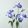 Fleurs décoratives Simulation iris fleur artificielle décoration de la maison accessoires de tir Bouquet ornement Floral haut de gamme