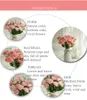 Simulation de fleurs décoratives, 10 têtes d'œillets, couleurs artificielles en option pour la décoration de la maison, fleur de mariage, plomb de route