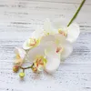 Decorative Flowers 6 Heads/Bundle 3D Butterfly Orchid Artificial Simulation Small Home Garden Wall Wedding Decoration DIY Supplier