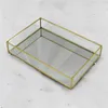 Plates Metal Glass Pastry Tray Dessert Table Decoration Display Stand Cake Afternoon Tea Dim Sum Rack