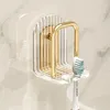 Bath Accessory Set Portable Holder Mouthwash Rack Toiletries Toothbrush Function Accessories Wall Mounted Multi No Bathroom Storage Punch