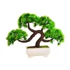 Dekorative Blumen, künstlicher Bonsai-Baum, künstliche Topfpflanze für den Heimbürotisch