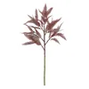 装飾花シミュレーショングリーン植物プラスチックスモール腎臓のシダの葉枝のコーヒーショップ装飾植物赤いシダのホールの装飾