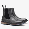 Boots HECRAFTED 3948 Brogue chelsea boots comfortable brand fashion 2023 leather 230928