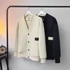 Camisolas masculinas Cardigan Homens Vintage Rua Japonesa Simples Solto V-Pescoço De Malha Chic Patchwork Casacos Casuais Harajuku Moda Ly Ins