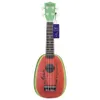 Irin 21 inç soprano sert ahşap ukulele 4 dizeler karpuz desen ukulele enstrümanı Basswood Hawaiian Guitar Musical Instruments Moda