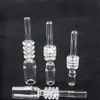 Gros Quartz Tip pour Kits 10mm 14mm 18mm Mâle Quartz Nail Tips Dab Outil pour Bongs En Verre Dab Oil Rigs Moins Cher