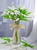 Decorative Flowers Simulation Handmade Bluebells Bellflower False Flower Plastic Home Soft Outfit Wedding Pography Props Decoration