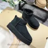 Designer-Stiefel für Damen Australien Snow Boot Damen Tazz Tasman Hausschuhe Ultra Mini Plateau Booties Winter Wildleder Wollschuhe Damen Slides Warme Pelz Stiefeletten6