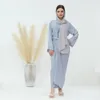 Vêtements ethniques Abaya Ensemble pour femmes 2 pièces Tops Jupe portefeuille Robe musulmane islamique Dubaï Turquie Robes de fête