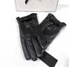 Hommes Femmes Cinq Doigts Gants Mode Designer Marque Lettre Impression Épaissir Garder Au Chaud Gant Hiver Sports De Plein Air Pur Coton De Haute Qualité 001