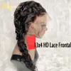 Lace S 13x4 13x6 Invisible HD Frontal Preplucked Human Hair 6x6 Clre with Baby Deep Wave 5x5 230928