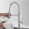 Kitchen Faucets Chromium Plated Faucet Cold And American Style Pull-out Accessories