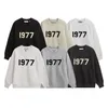 Hoodies pour hommes Sweatshirts Fog Hoodie 1977 Hoodie Crewneck Designer Sweatshirt Men Femmes Sweat Shirt Tracksuis Tracks Designer Set Set Sething Pantal