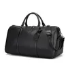 Luxury Multifunctional men Vegan Faux Leather travel Overnight Weekender duffel bag with shoe compartment