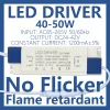 LED 40-50Wパネルランプ電源照明トランスDC24-42V出力AC85-265V 1200MA 1500MA LED外部ドライバーDCコネクタ