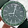 OMEG Men reloj de acero inoxidable seis puntadas de 42 mm Marca de lujo All Dial Work Quartz Relojes OM Fashion Chronograph Reloj Tipo de cuero Tipo de envío gratis Diseñador de envío