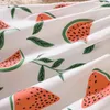 Girl Dresses Toddler Girls Spaghetti Strap Dress Kids Sleeveless Floral Watermelon Print Princess Casual Party Crossbody Bag Sets