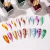 Nail Polish 9/12Pcs Metal Watercolor Ink Nail Polish Color Blossoming Quick Dry Nail Art Design Ink Painting Semipermanent Gel Nail Polish 230928