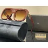 Sonnenbrillen, Designer-Sonnenbrillen für Damen und Herren, Mode-Modell, spezieller UV-Schutz 400, Buchstabe Big Leg Double Beam Frame, Outdoor-Marken, PC Legs Sonnenbrille 6013