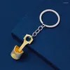 Porte-clés créatif moteur piston porte-clés pour hommes cadeaux pendentif métal voiture vente magasin événement cadeau en gros K5278