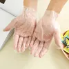 Gants jetables 100 pièces PE maison cuisine BBQ multifonction clair sanitaire en plastique vaisselle restauration