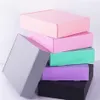 ورق رمادي 10pcs الحلي الزخارف Tie Box Pink Gip Gifting Carton Box Packaging Black Paper Cardboard 15 15 5cm Jllbs remom