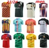 サッカージャージーバルセロナ22 23 24 Lewandowski Kids Kit Pedri Ansu Fati Gavi Rosalia 2023 2024 Barca Sreeveless Vest Football Shirt
