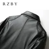 Women's Leather Faux 100 Sheepskin Jackets Slim Motorcycle Clothes Breathable Natural Genuine Coats Warm Short Classic Chaquetas RZBY2309 230928