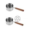 Pans Stainless Steel Mini Saucepan Condiment Sauce Pan Butter Warmer For Home