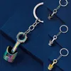 Porte-clés créatif moteur piston porte-clés pour hommes cadeaux pendentif métal voiture vente magasin événement cadeau en gros K5278