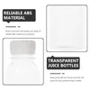 Take Out Containers 10 Pcs Milk Bottle Drink Container Multi-function Clear Bottles Transparent Juice Water Empty Abs Convenient Travel