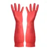 Disposable Gloves Dish Kitchen Scrubber 1pair Washing For Lengthen Clean Rubber Cleaning Silicone Household 38/45cm Glove Tool Dishwashing