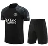 23 24 Paris Sportswear Training Suit Wear Short Sleeve Kit 2023 2024 Football Shirt Maillot de Foot Uniform Chandal T-shirt Chandal Men Kids Sweatshirt tröja